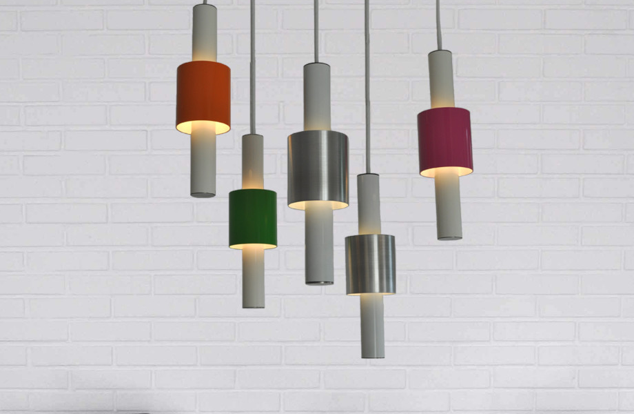 LED-pendel - PIPE, lampe med indbyggede -