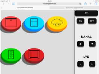 Pad and ipad control of smarthome