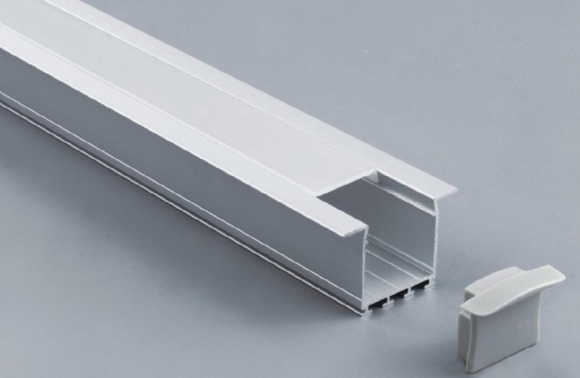 Tiefe Aluminiumleiste zum Einbau