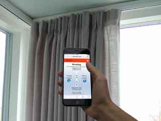 Control your curtain rod with Wi-Fi