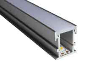 Aluminium profile for mounting LED strip 21x26 mm