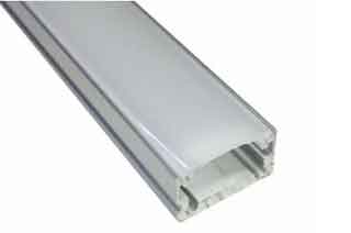 Aluminium profile for mounting LED strips 13x7mm