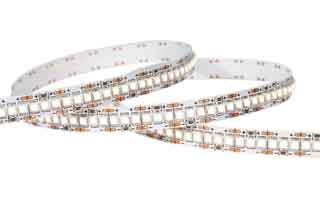White LED strip with extra diodes