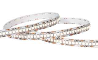 White LED strip with extra dense diodes