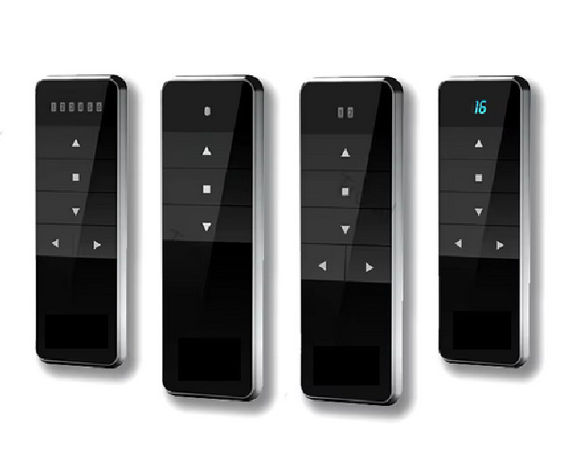 Remote control for roller blinds and window opener