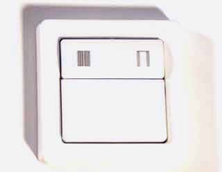 Wireless wall switch for curtain rods, blinds and lamps